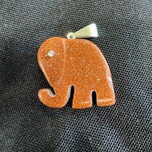 Sparkling Elephant Pendant